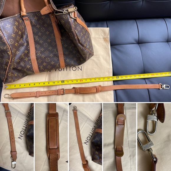 Louis Vuitton Vintage Keepall Bandouliere 50 Monogram Travel Bag - Picture 11 of 16